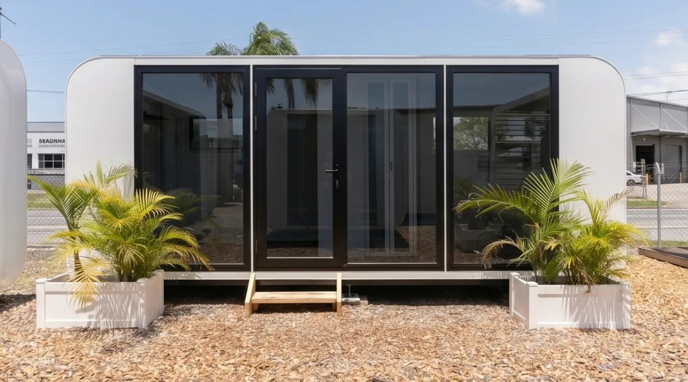 6m micro pod with bathroom & kitchenette