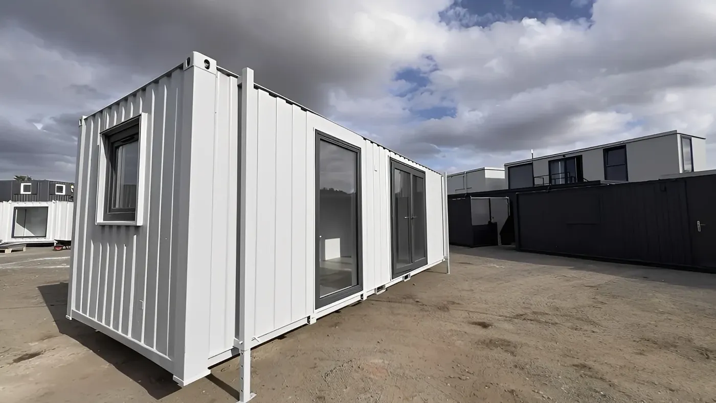 24ft x 9ft Site Office with Toilet – Sales Office / Marketing Suite / Portable Site Cabin