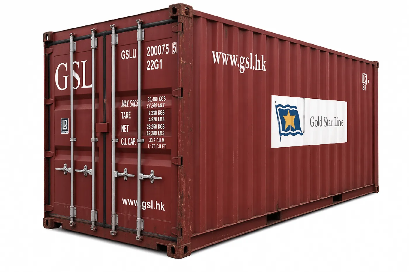 20ft Cargo-Worthy Shipping Container Dry Van