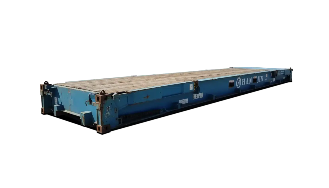 40ft Used Flat Rack Shipping Container