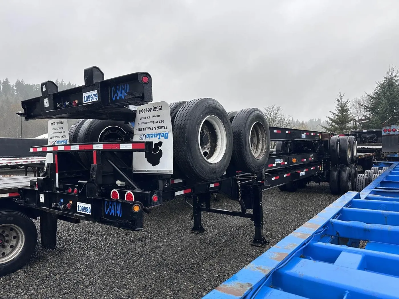 2023 De Lucio USA 40x96 Tandem Axle Container Chassis - Air Ride, Fixed Axle
