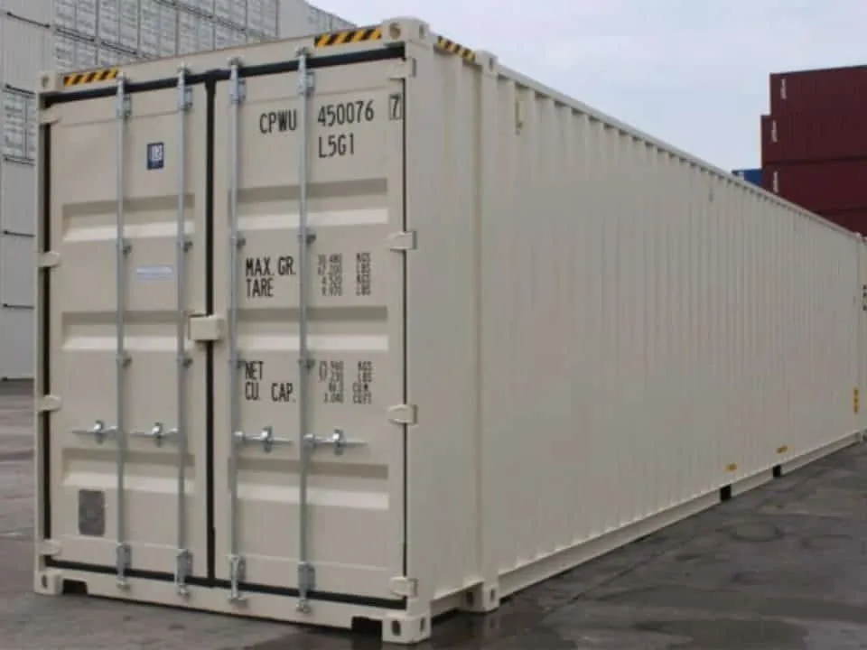 45ft New One Trip High Cube Shipping Container – Steel Storage